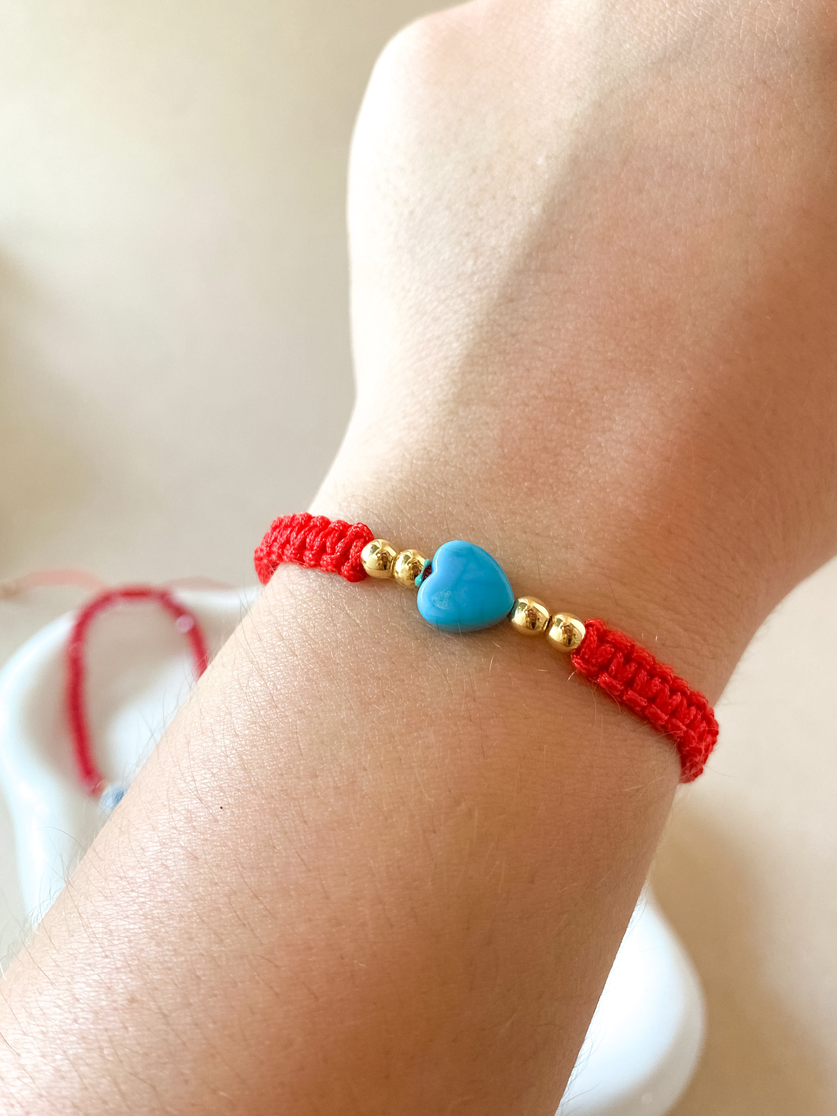 Variety of Red Threads Protection Charms Adjustable Bracelets