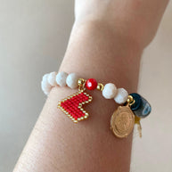 Lucky Charms Style Elastic Bracelet