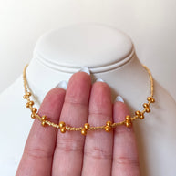 Golden Drop Styles Miyuki Choker Necklace