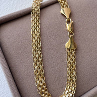 Bismark Style 18k Solid Gold Bracelet