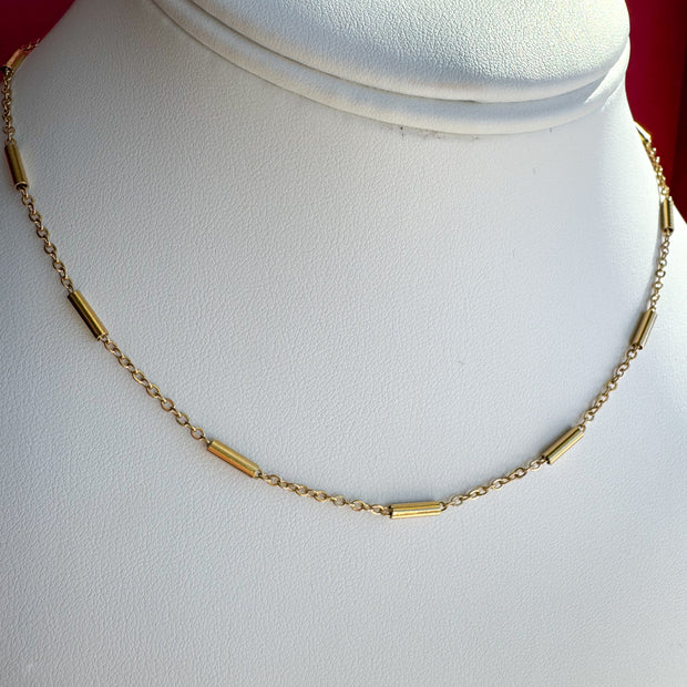 Cadena Plain Palitos Acero