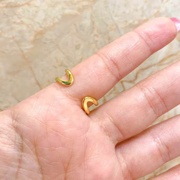 Golden Interlaced Ring