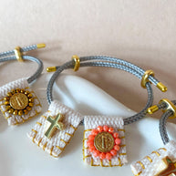 Adjustable Scapular St Benedict Colorful Bracelet