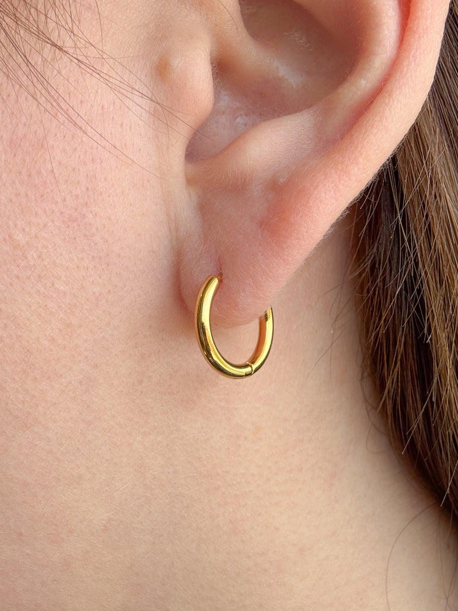 Golden Plain Steel Hoops
