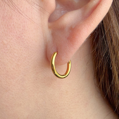 Golden Plain Steel Hoops