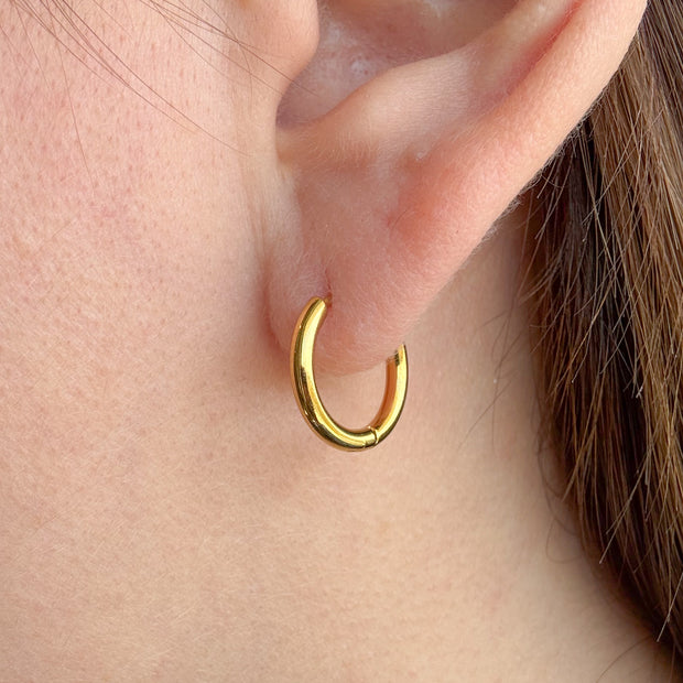Golden Plain Steel Hoops