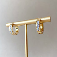 Little Crystal Steel Hoops