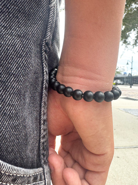 Brazalete Black Beaded