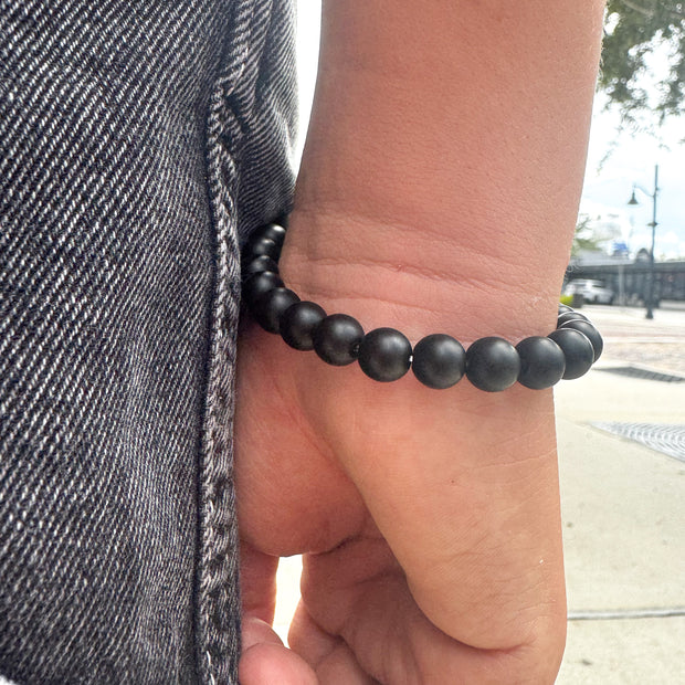 Brazalete Black Beaded