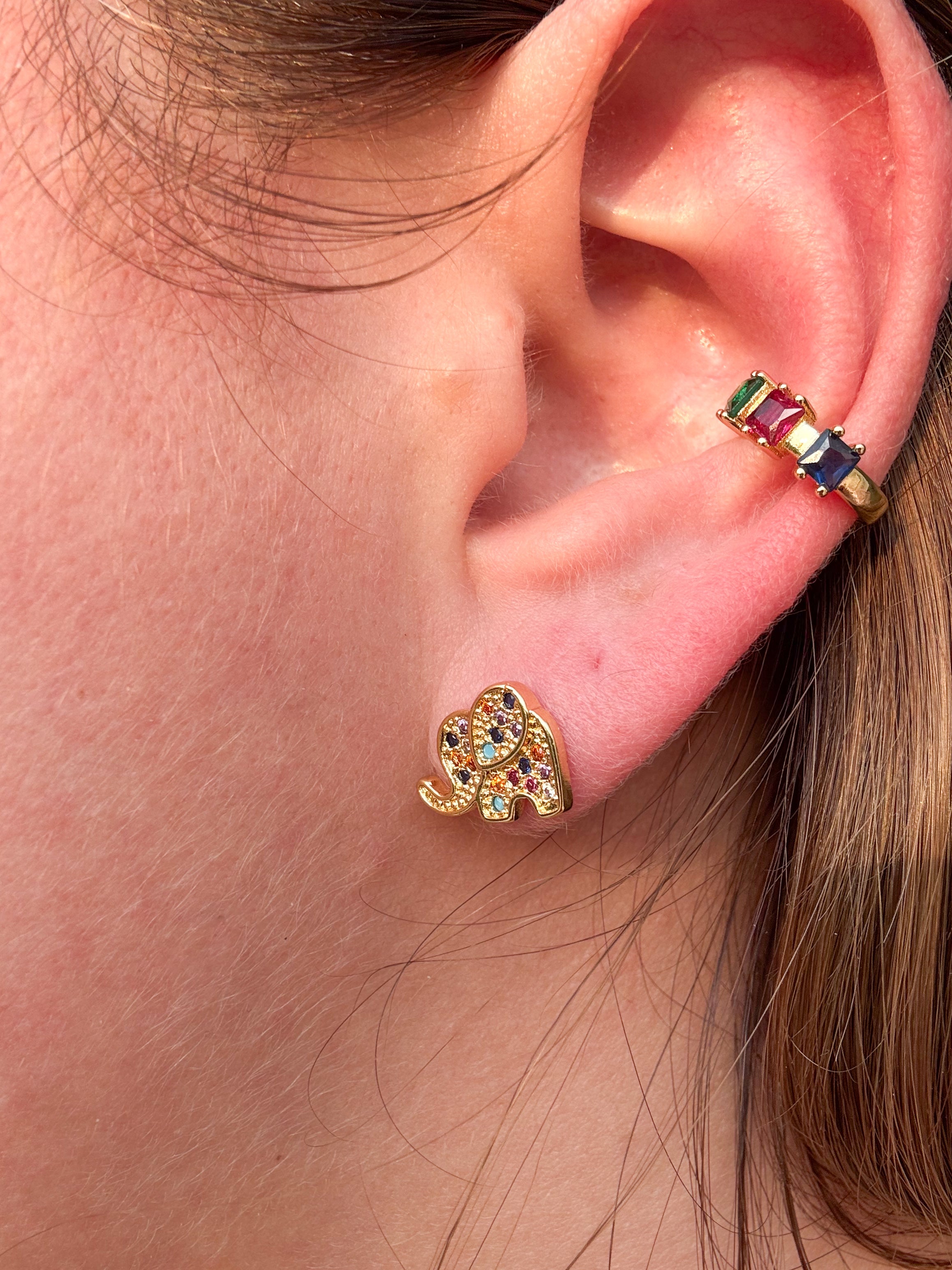 Topitos de Elefante + Ear Cuff