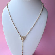 Guadalupe Heart Shape 3 Gold Rosary
