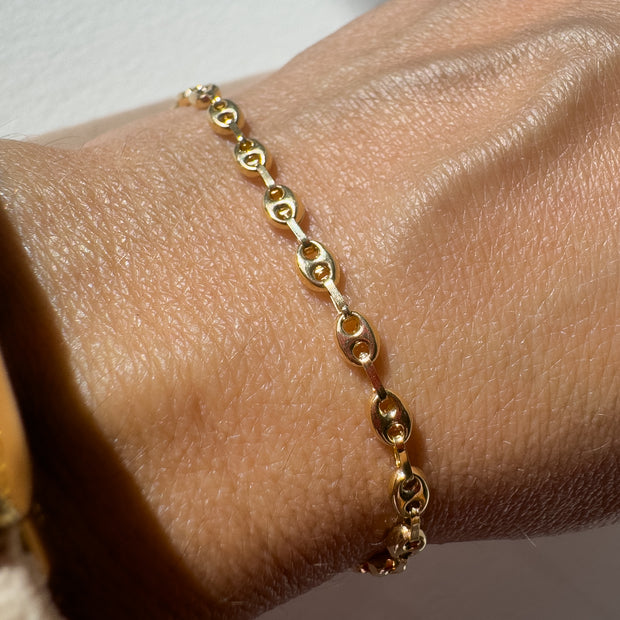 Mariner Link 18K Gold Bracelet