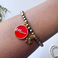 Red Mama & Little ⭐️ Elastic Bracelet