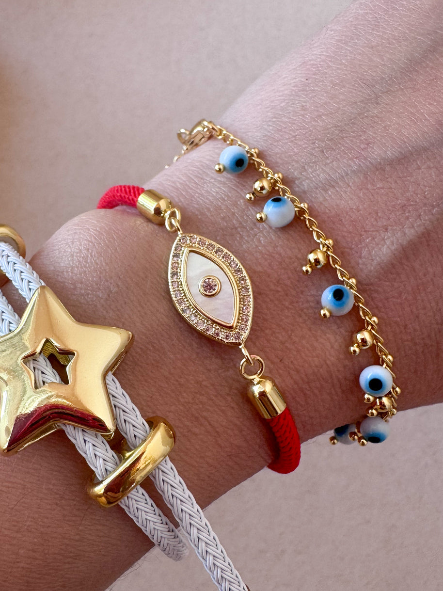 Evil Eye and Protection Charms Variety of Bracelet
