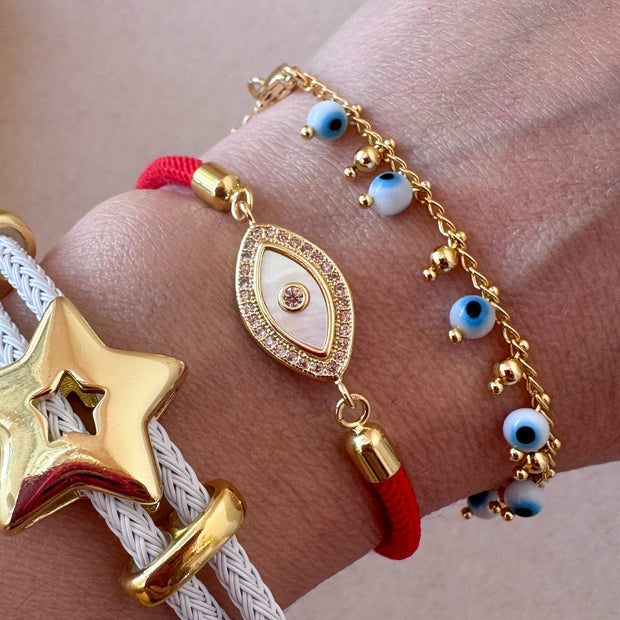 Evil Eye and Protection Charms Variety of Bracelet