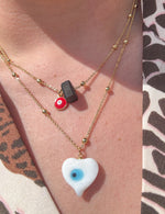 Load image into Gallery viewer, Evil Eyes and Azabache Necklace style
