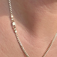 Shell Clear Quartz Charm Necklace