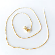 Adjustable Plain Chain Golden Beads