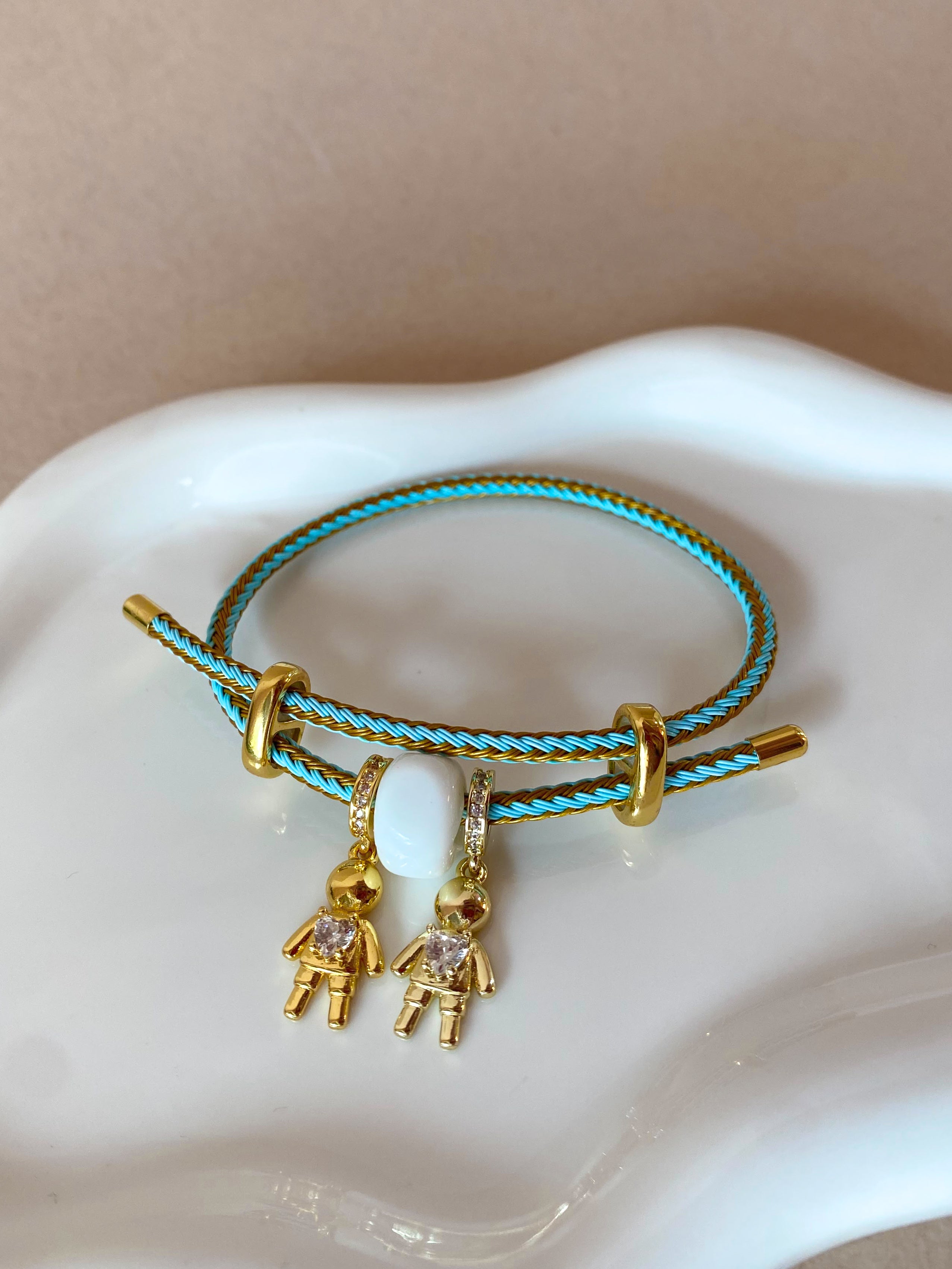 Kids and Turkish Stone Colorful Adjustable Bracelets