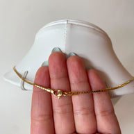 Plain Golden Rigid Style Chain