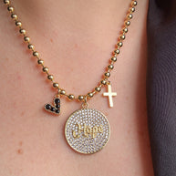 Hope + Hearts Charms Necklace