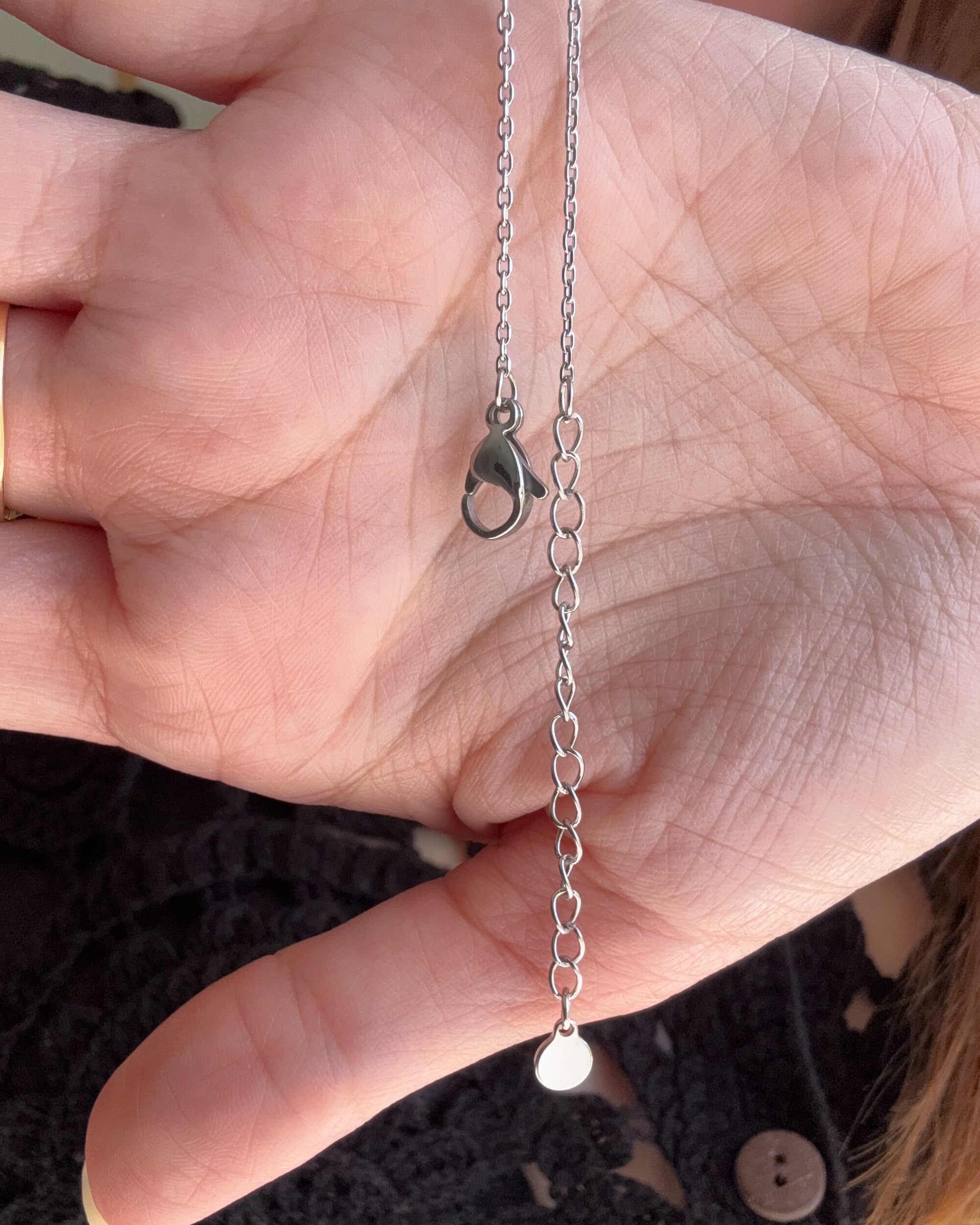 Colorful Beads Silver Necklace