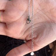 Colorful Beads Silver Necklace