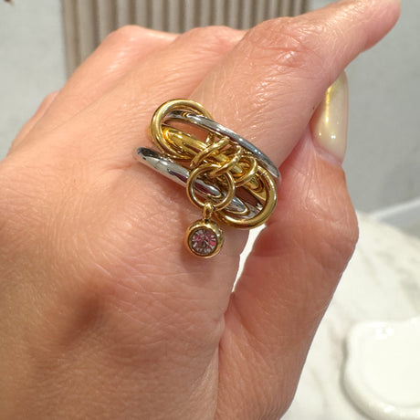 Zircon 3 Layers Ring