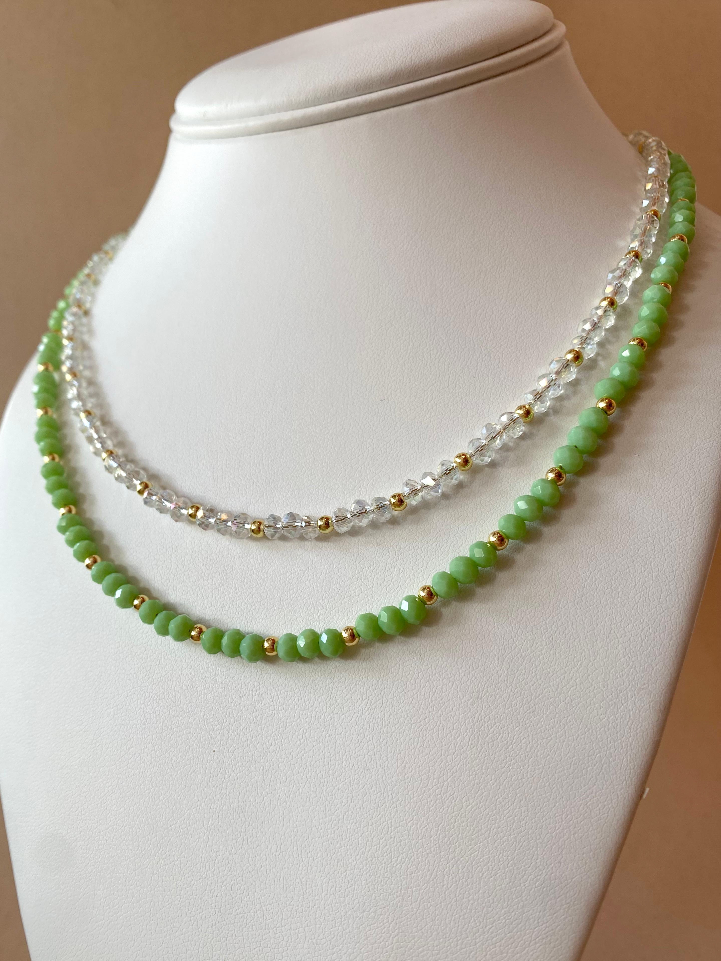 Colorful Crystals Style Necklaces