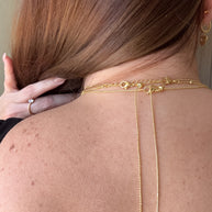 Golden Heart & Religious Necklace