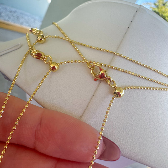 11:11 Black & White Adjustable Chain Necklaces