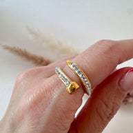 Shiny Clou Style Steel Ring