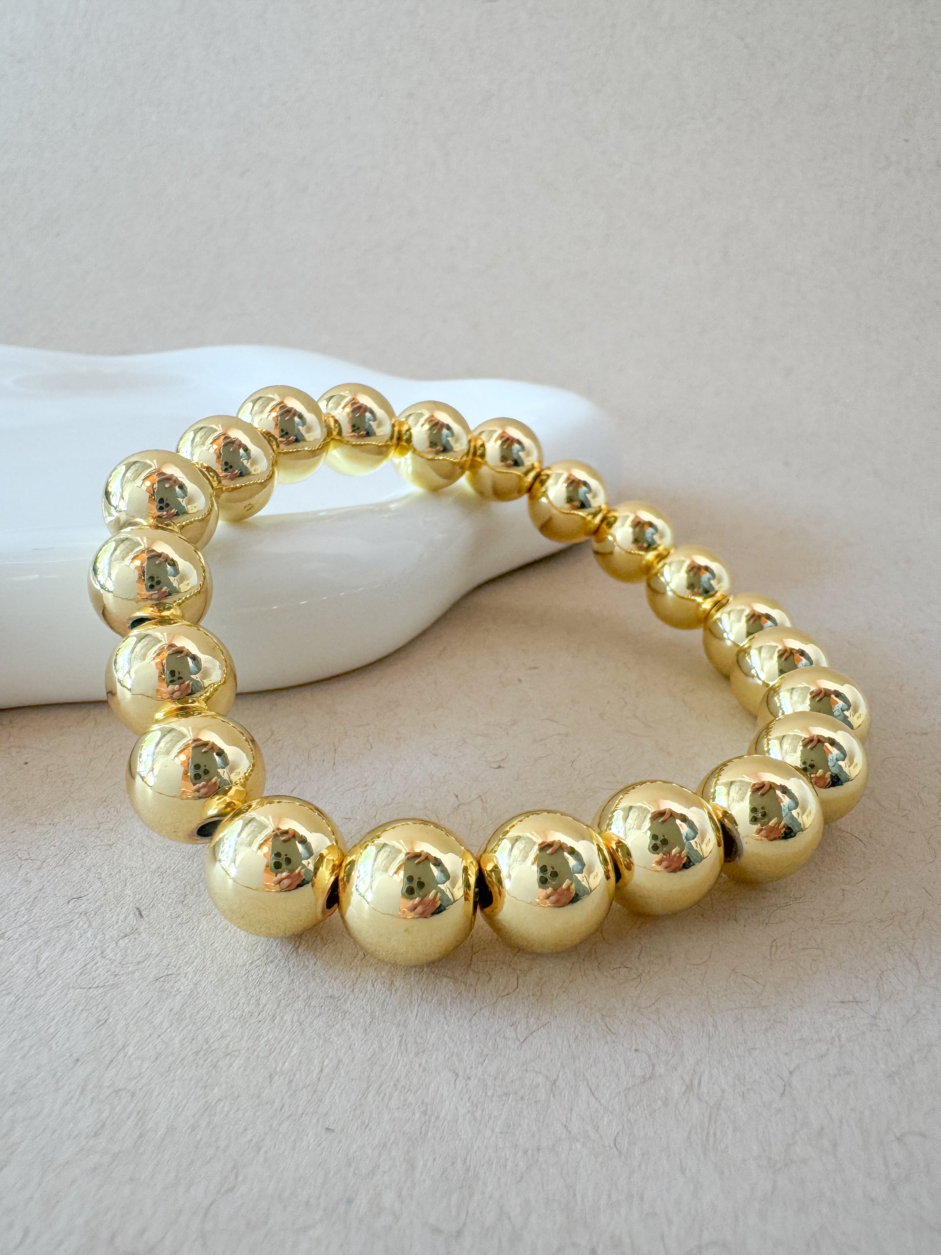 Big 10 mm Balls Elastic Bracelet