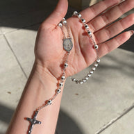 Rosario Largo Caballero White & Silver