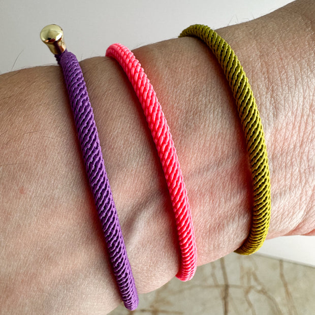 Pulseras Ajustables Plain Variadas