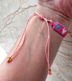 Load image into Gallery viewer, Brazalete Miyuki Fuchsia Multicolor
