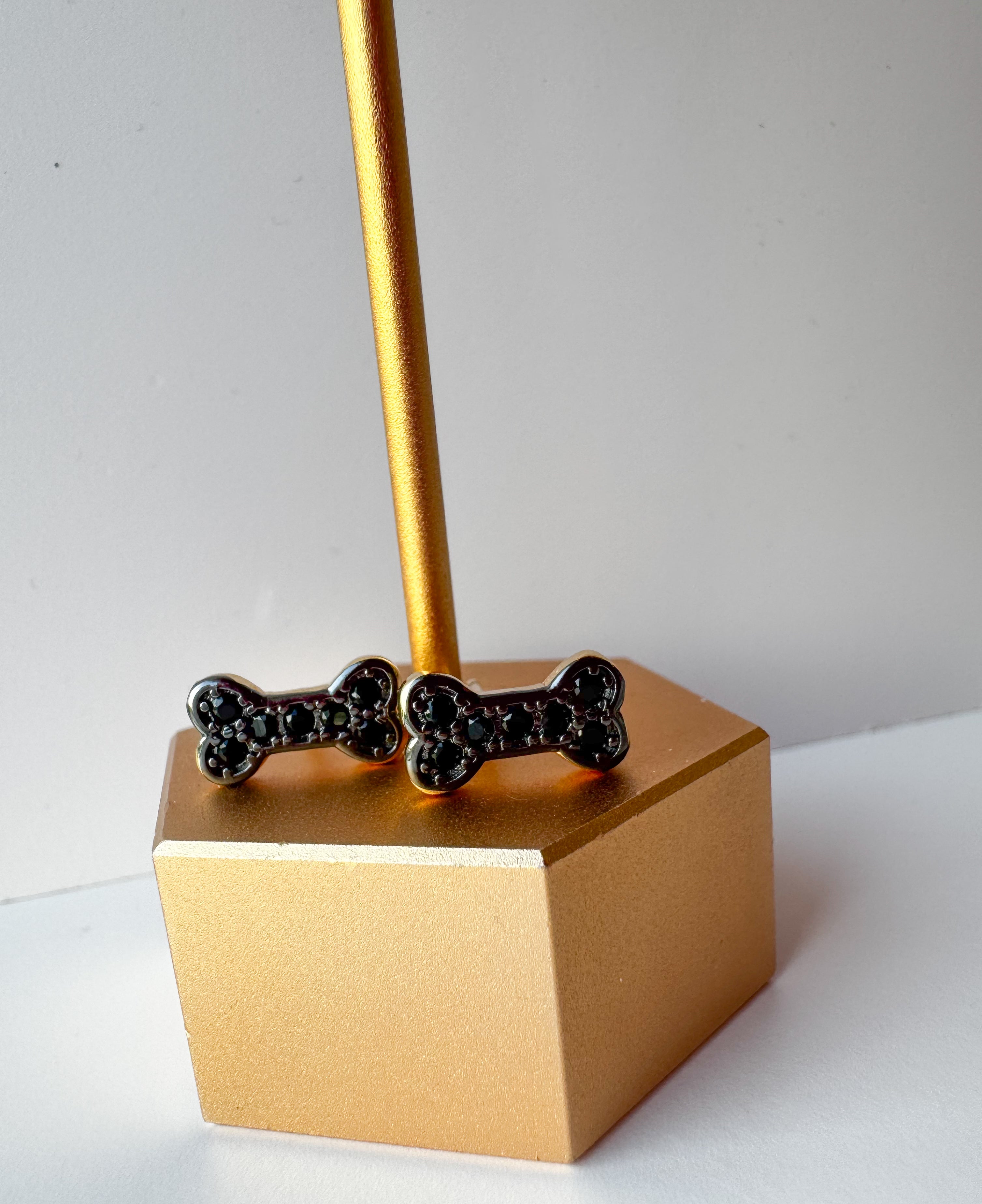 Aretes Corazon, Aretes Huesito de Perrito + Ear Cuff