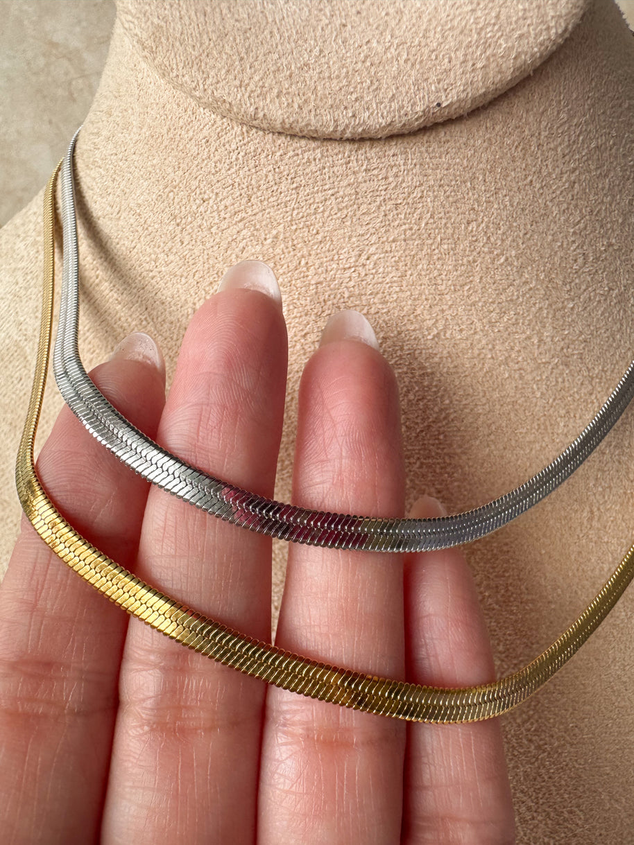 Gargantillas Serpiente Silver & Gold