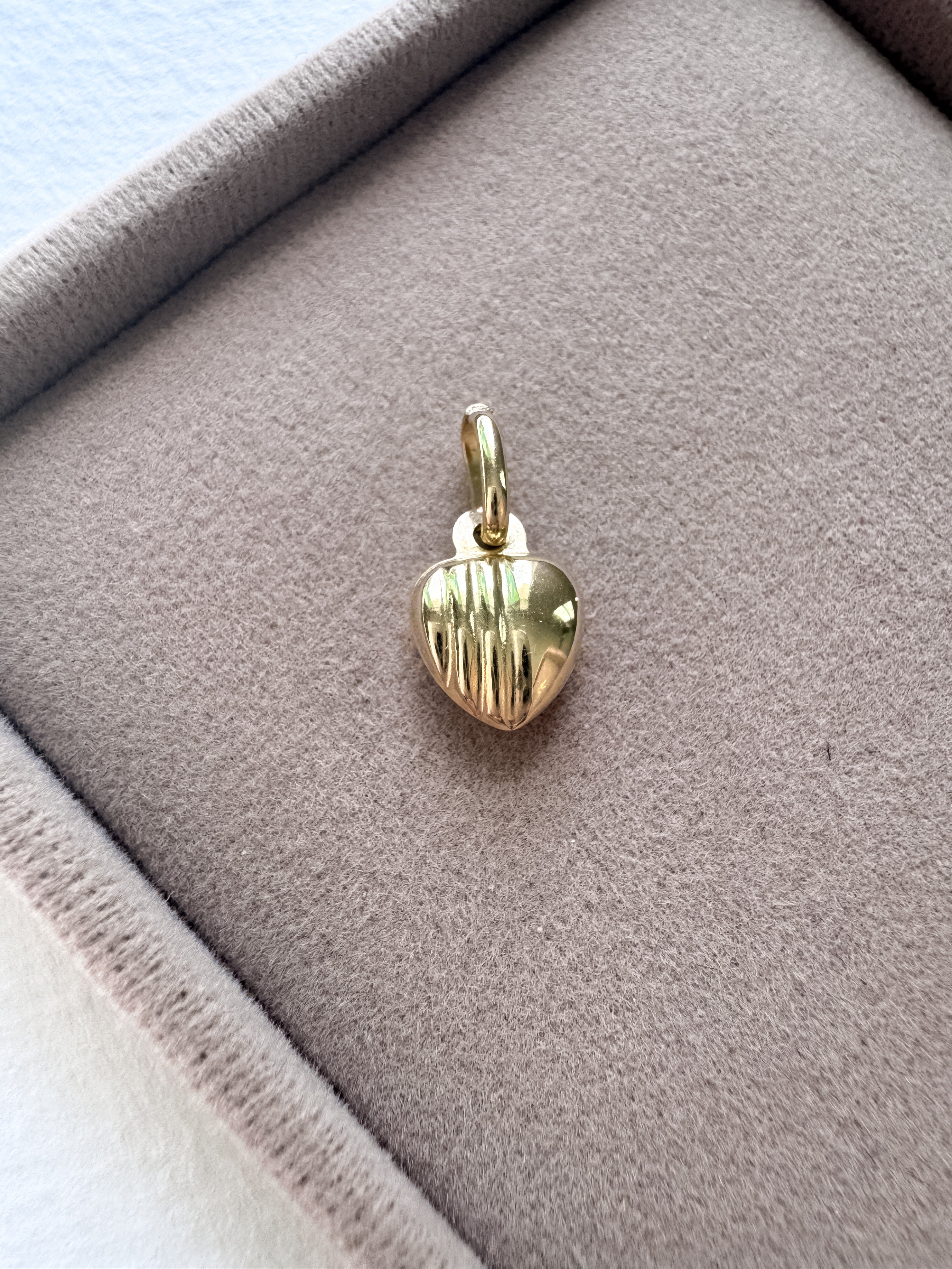 Little Heart 14k Solid Gold Charm