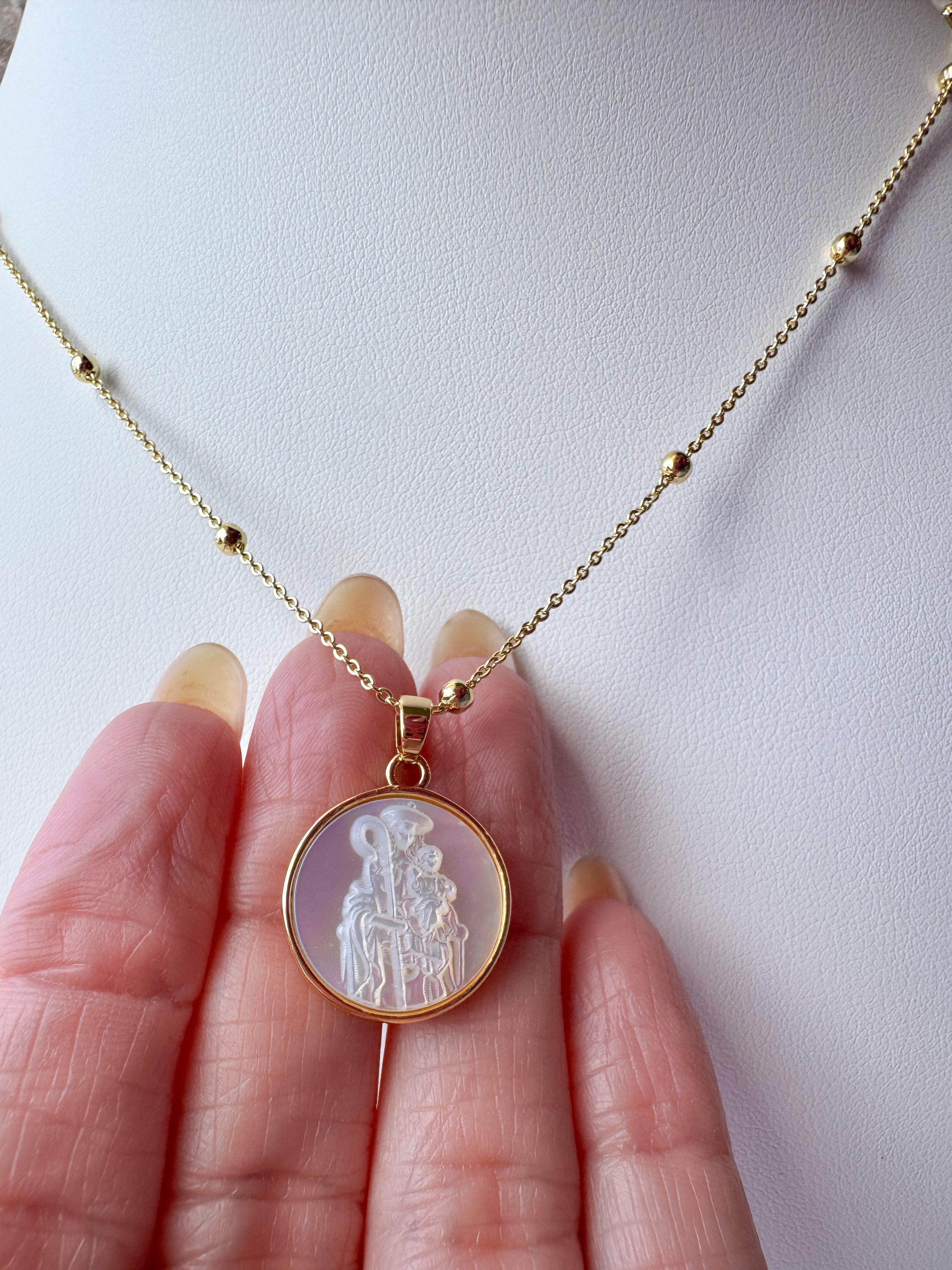 Virgin of the Shepherdess Necklace