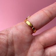 4 Silver and Gold Stars Ring