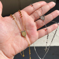 Rosarios Clásicos Acero Virgen de Guadalupe