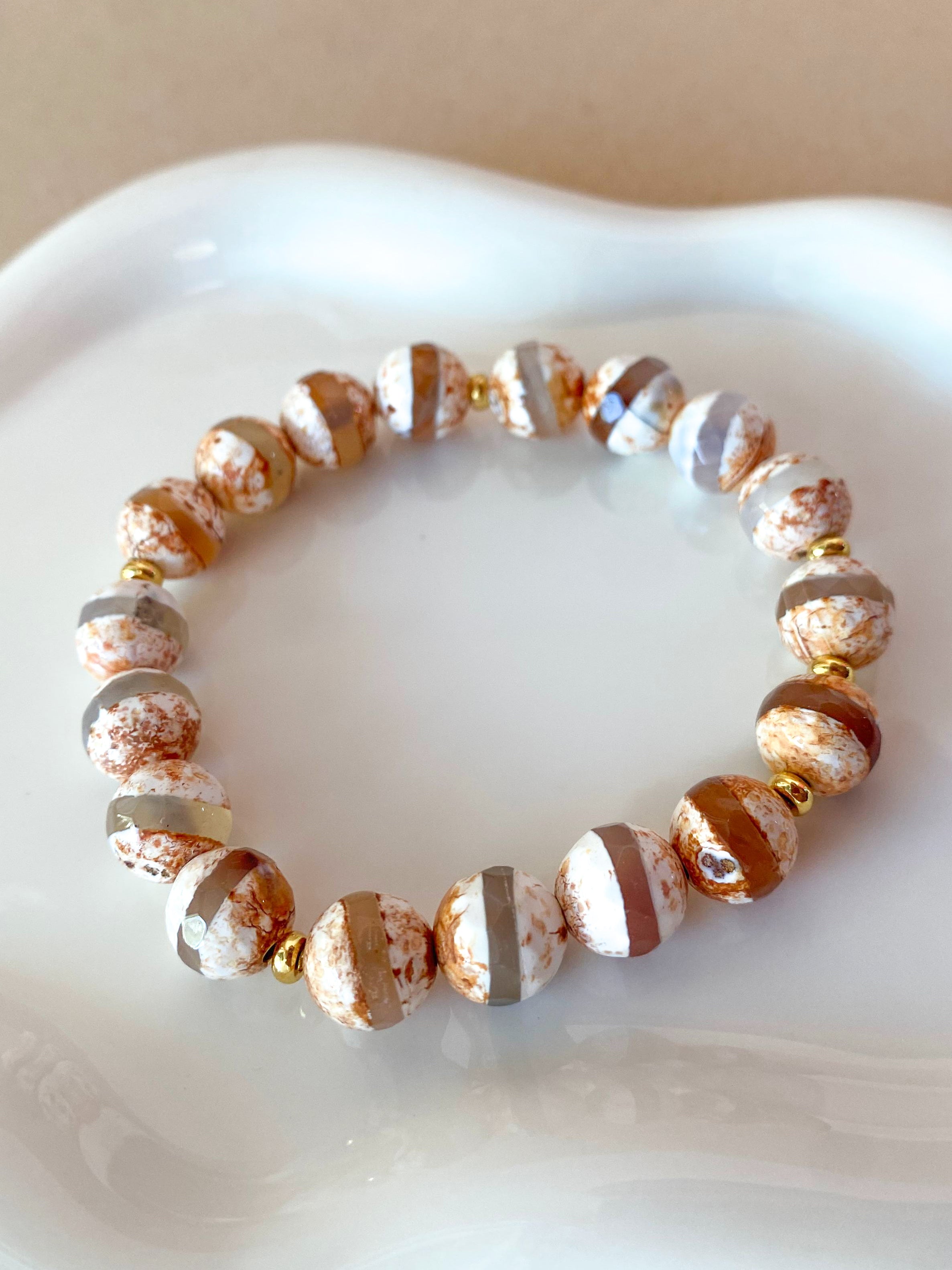 Medium Ball Beads Elastic Bracelet