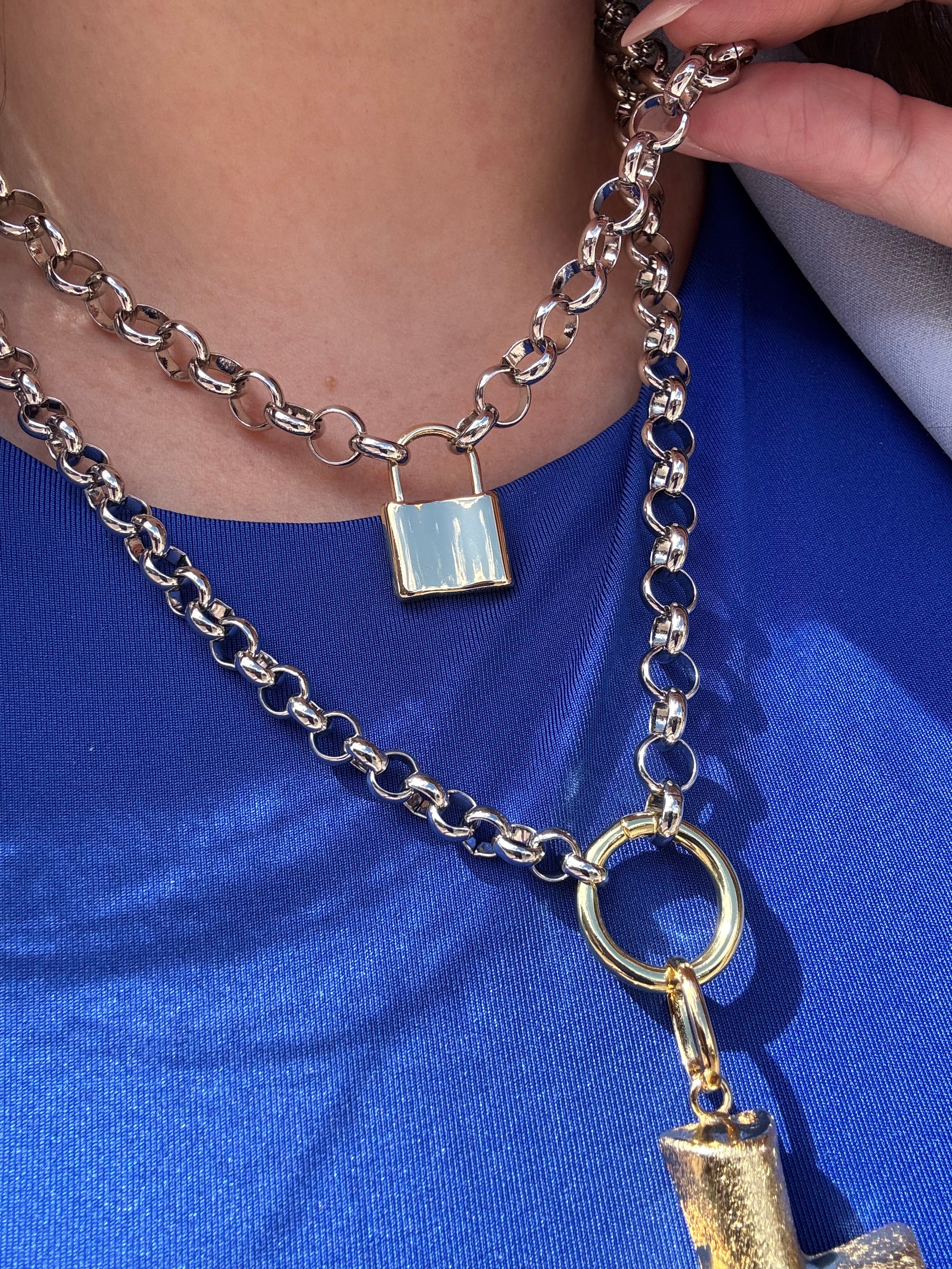 Big 2 Gold Links Necklaces