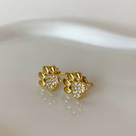 Golden and Shiny Paw 🐾 Earrings