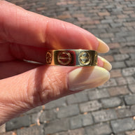 Golden Screw Style Ring