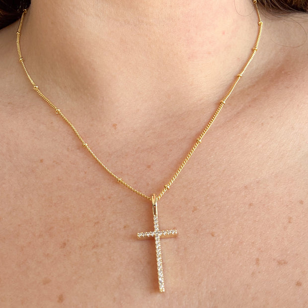 Little Crystal’s Cross Necklace