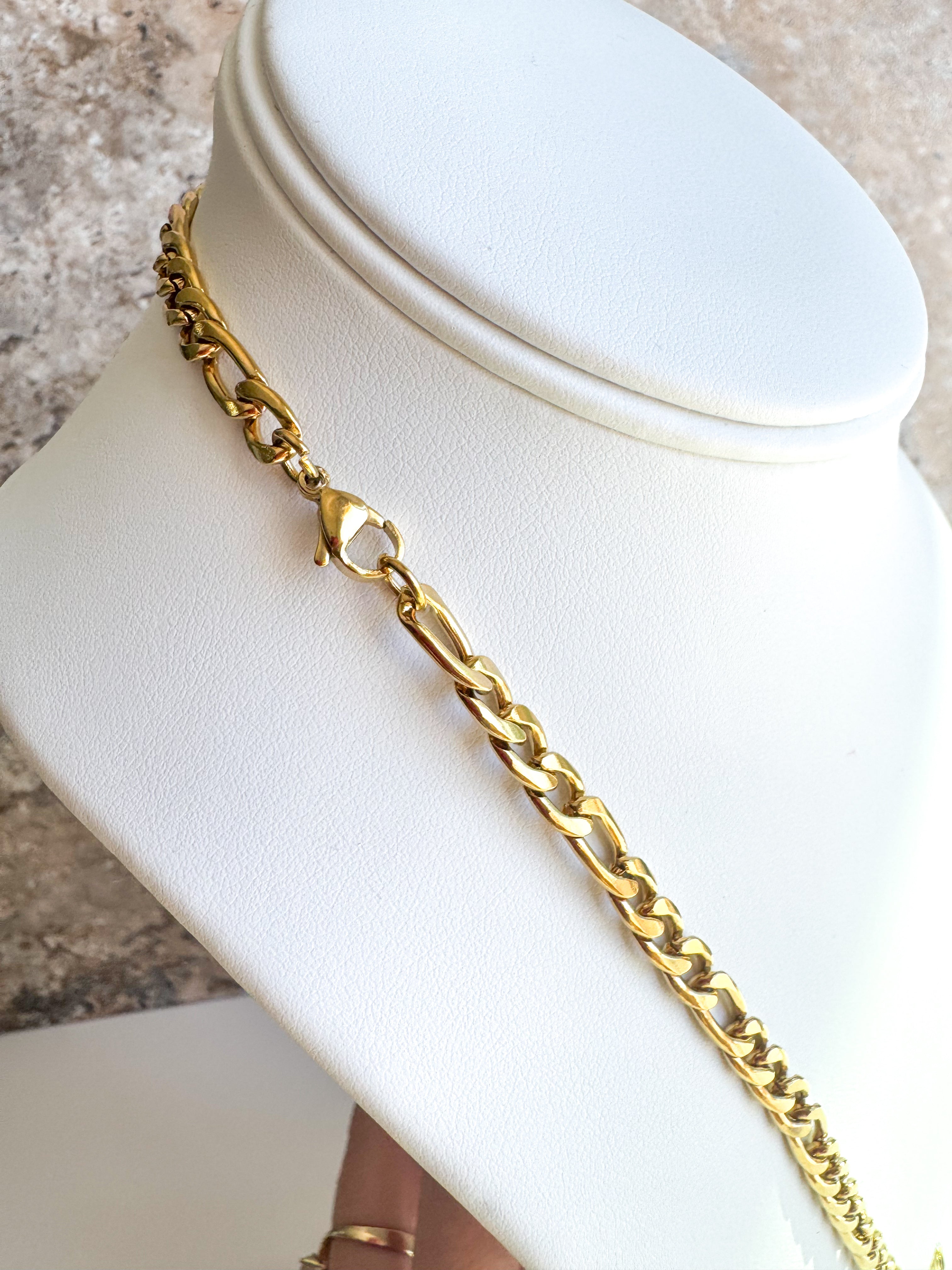 Golden Links Plain Steel Chain