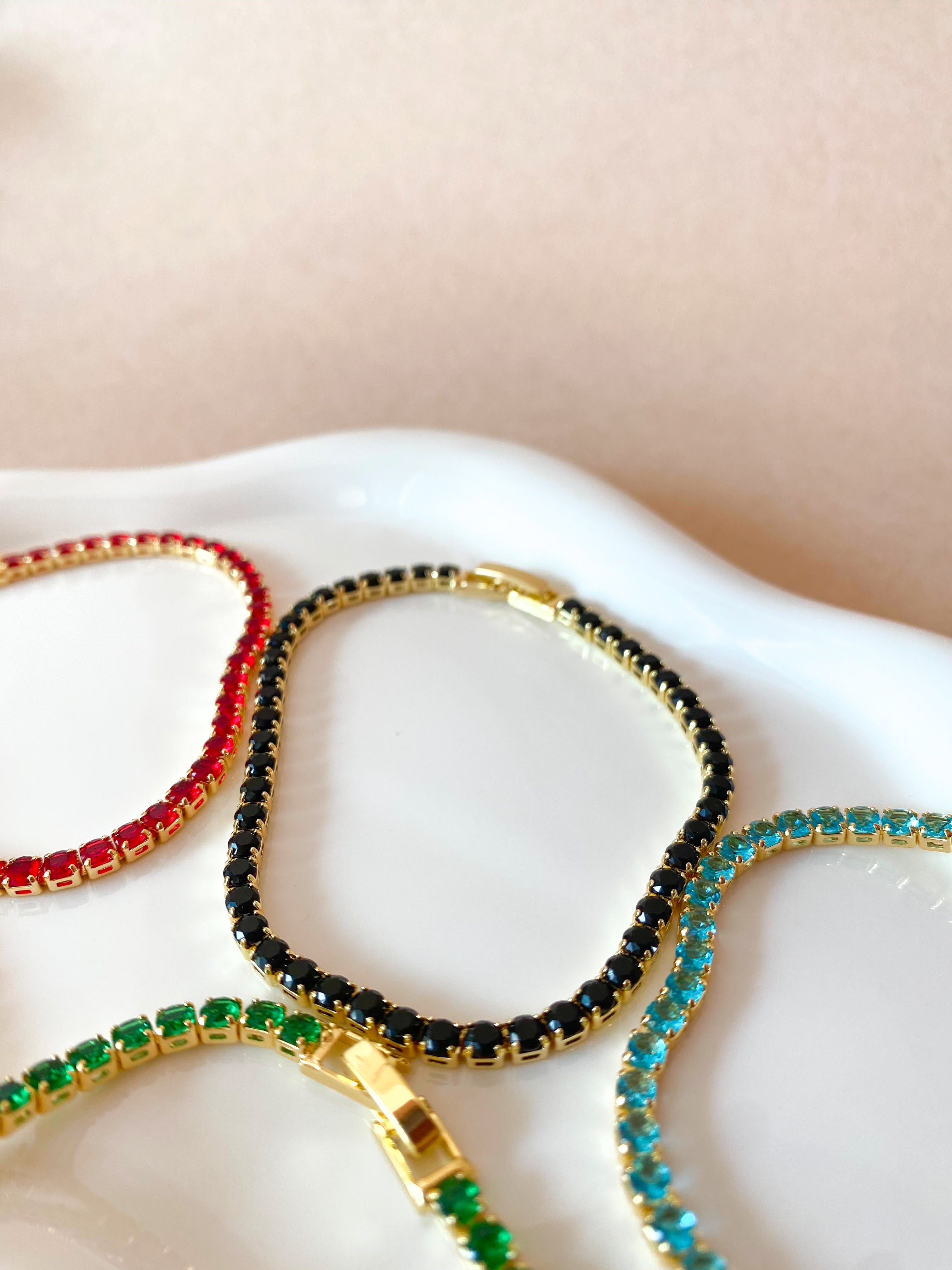 Crystal Colorful Zircon Bracelets