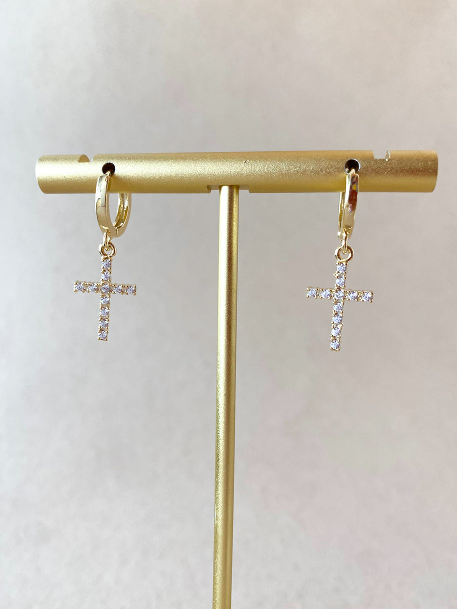 Big Cross Shiny Hoops